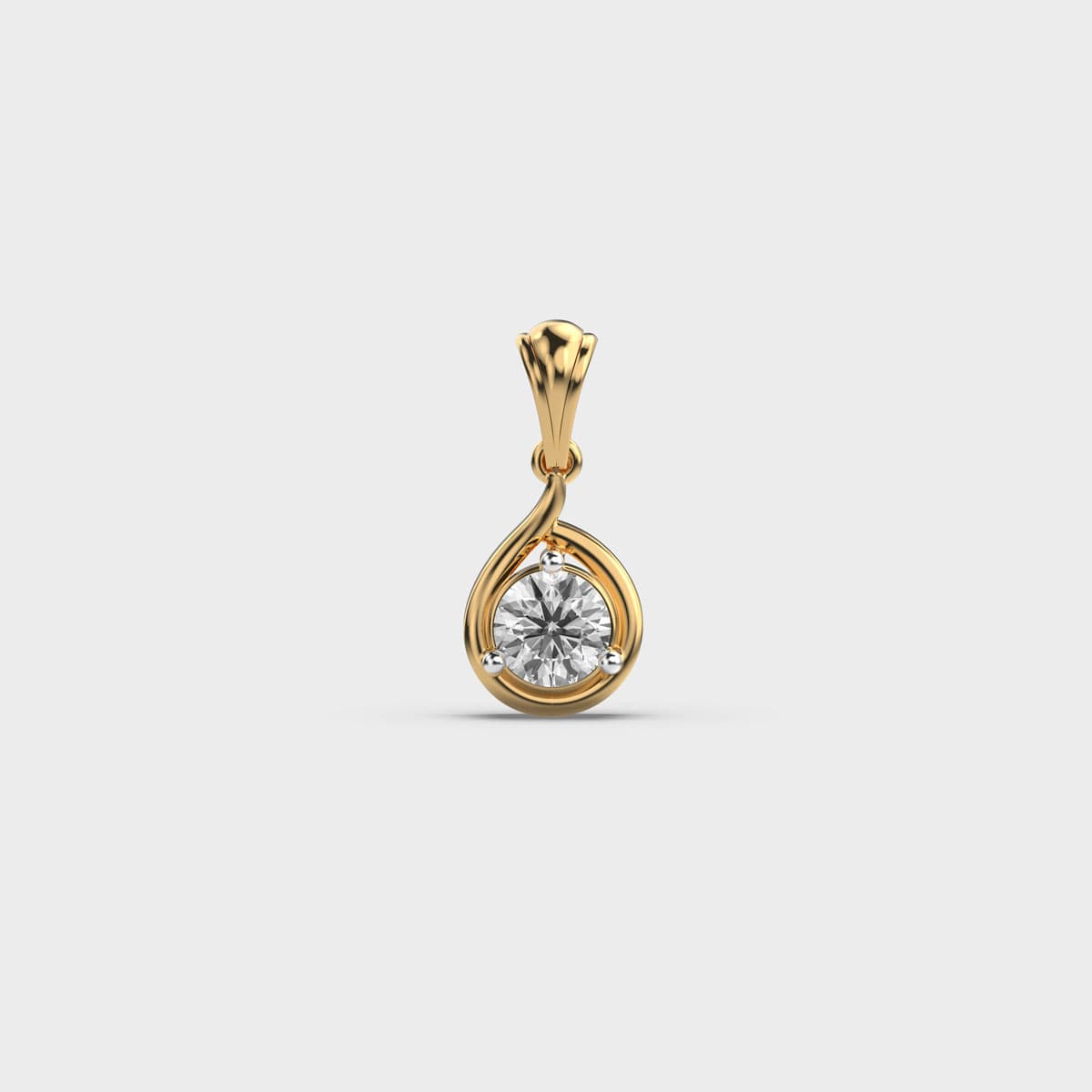 Turn of Fate Diamond Pendant