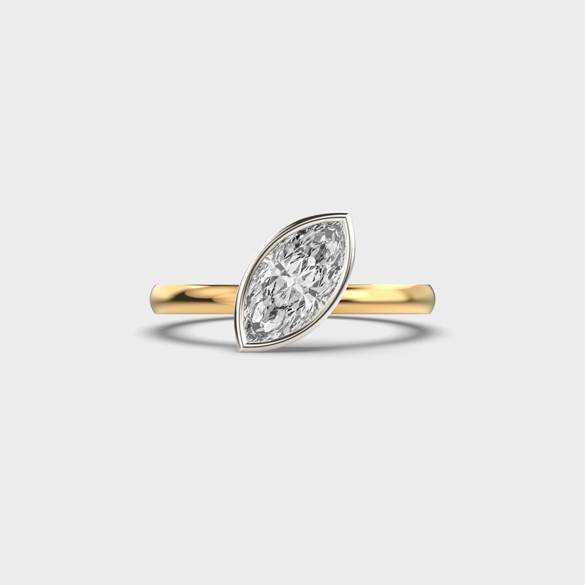 The Peacock Feather Diamond Ring