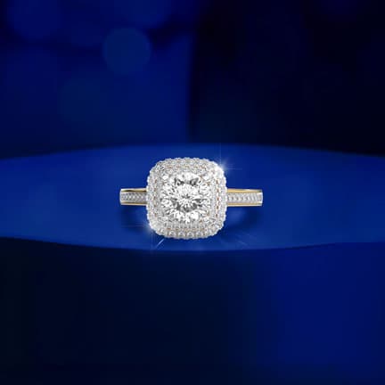 Harmonia Quad Padma Cut Diamond Ring
