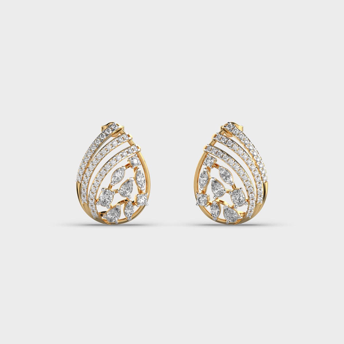 Spring Pear Blossom Ear Studs