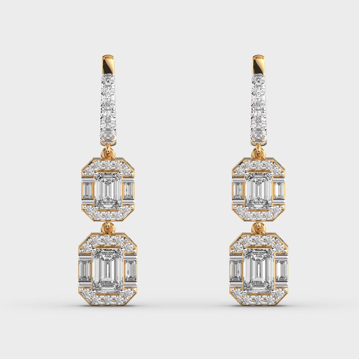 The Jewel Of Evening Diamond Earrings
