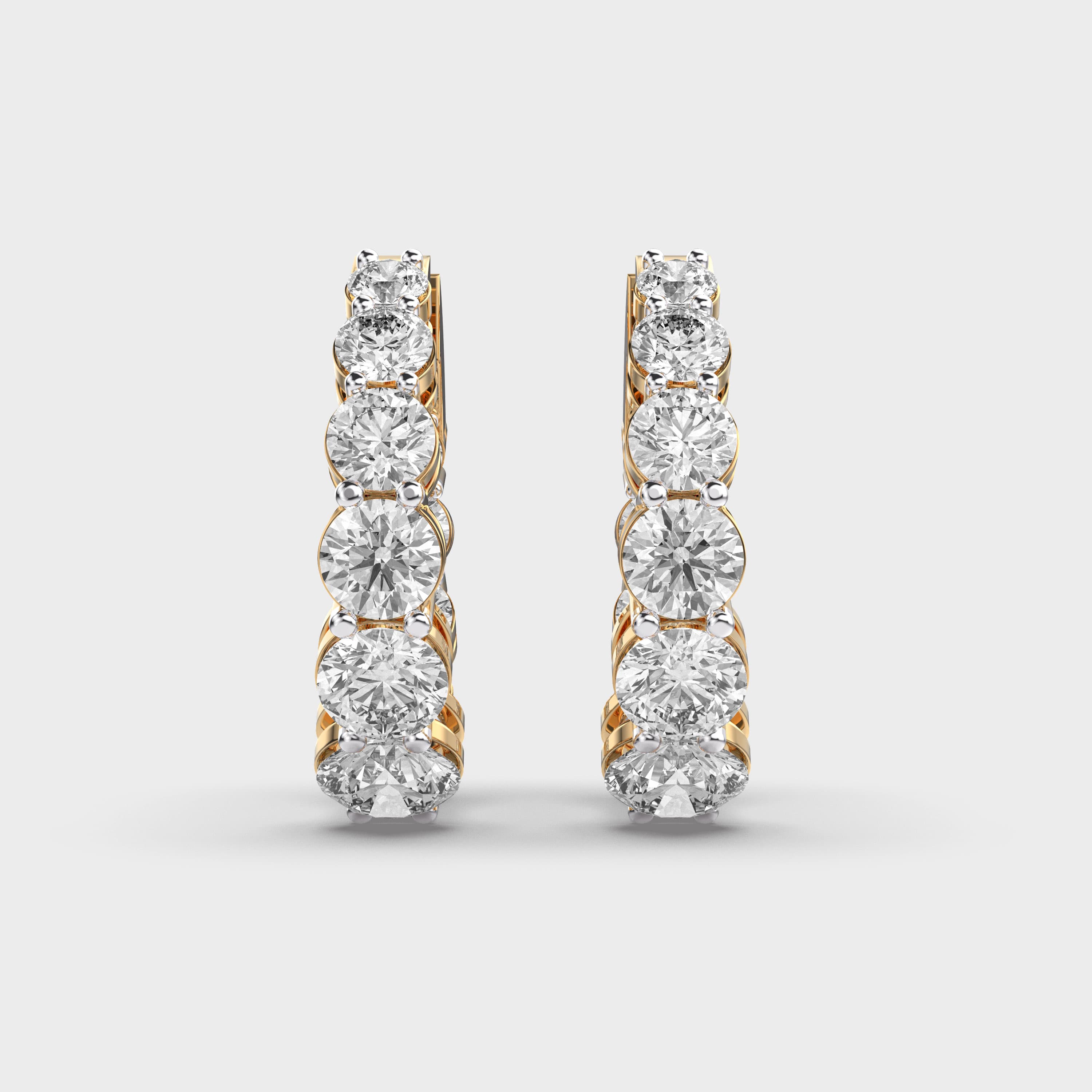 Balanced Spark Diamond Earrings