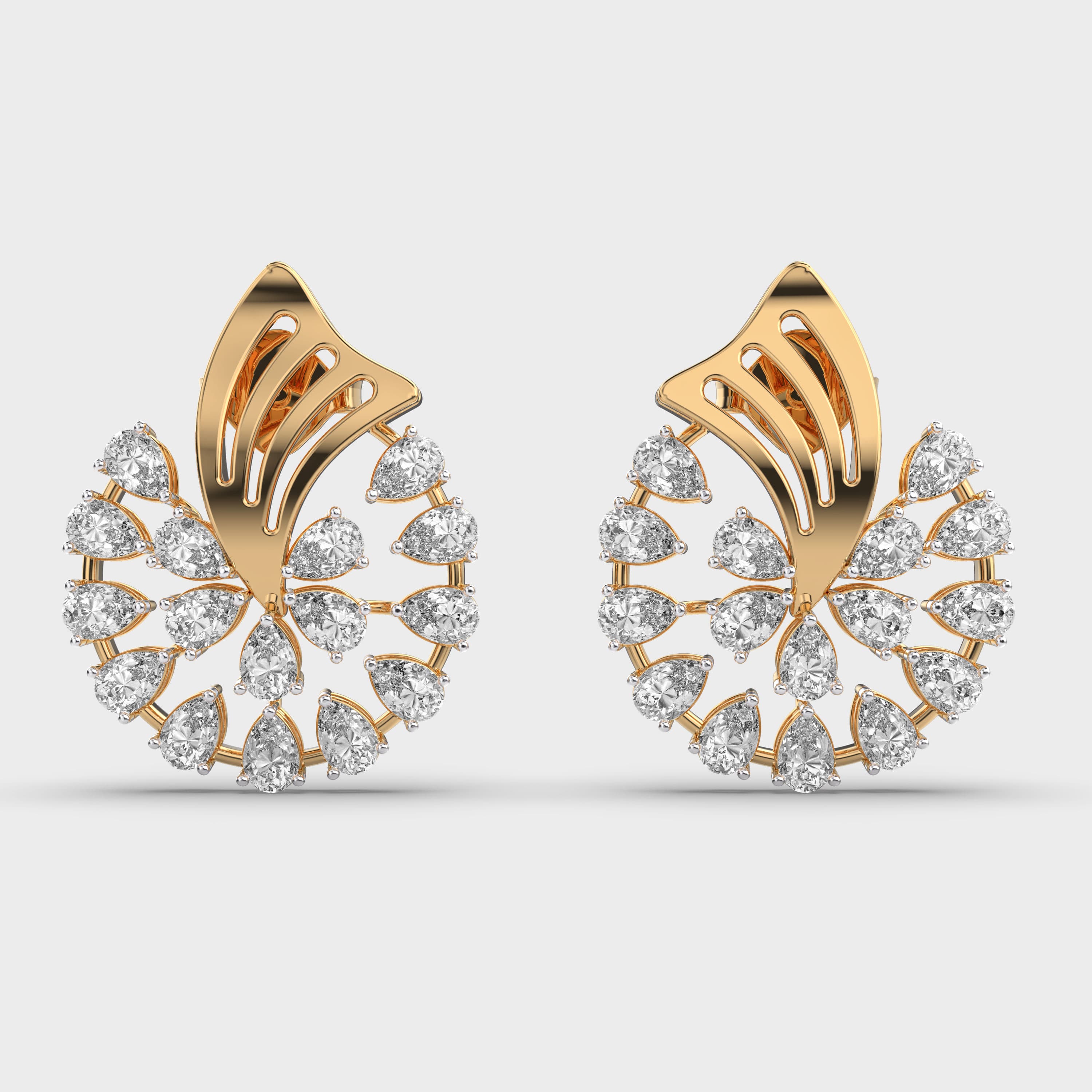 Floral Royale Bloom Diamond Earrings