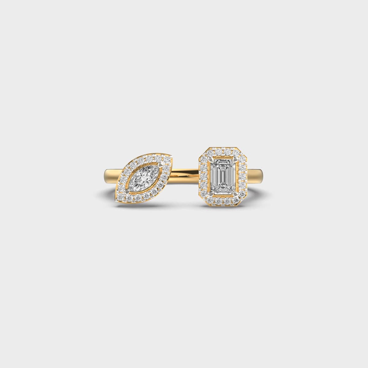 Vitoria Duo Toi Et Moi Diamond Ring