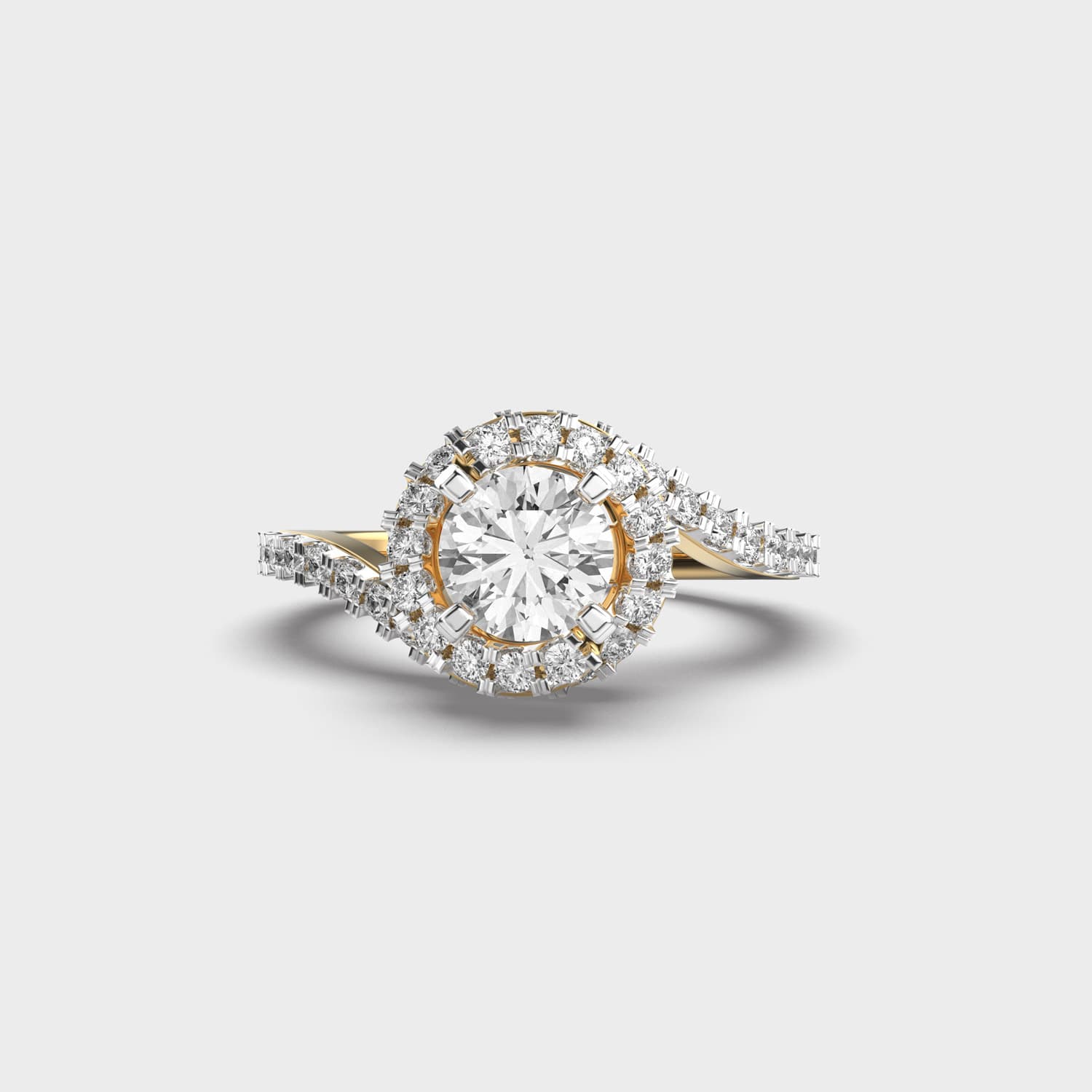 Swirl Fun Diamond Ring