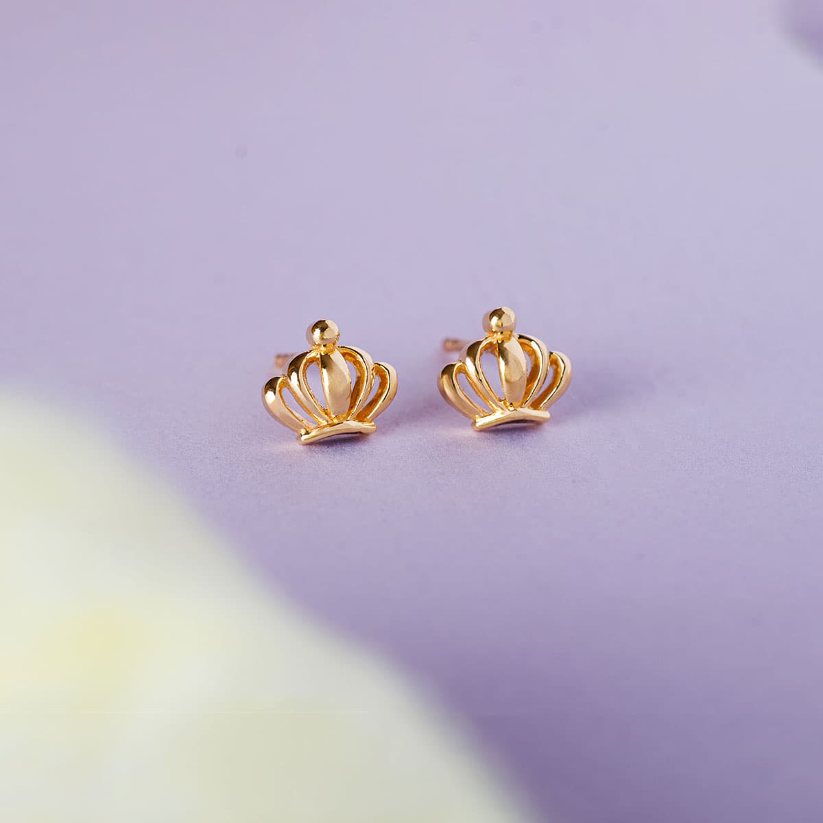 Coronet Ear Studs For Kids
