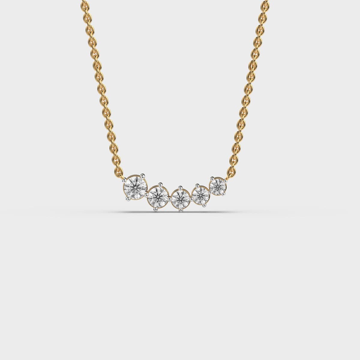 Aster Flower Diamond Pendant