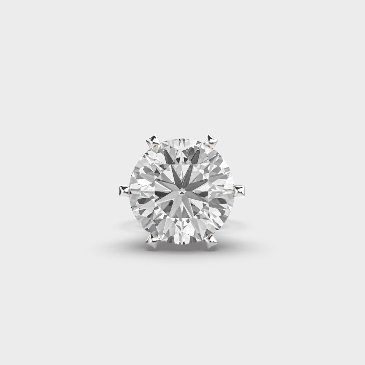 Round Ray Round Diamond Men Stud