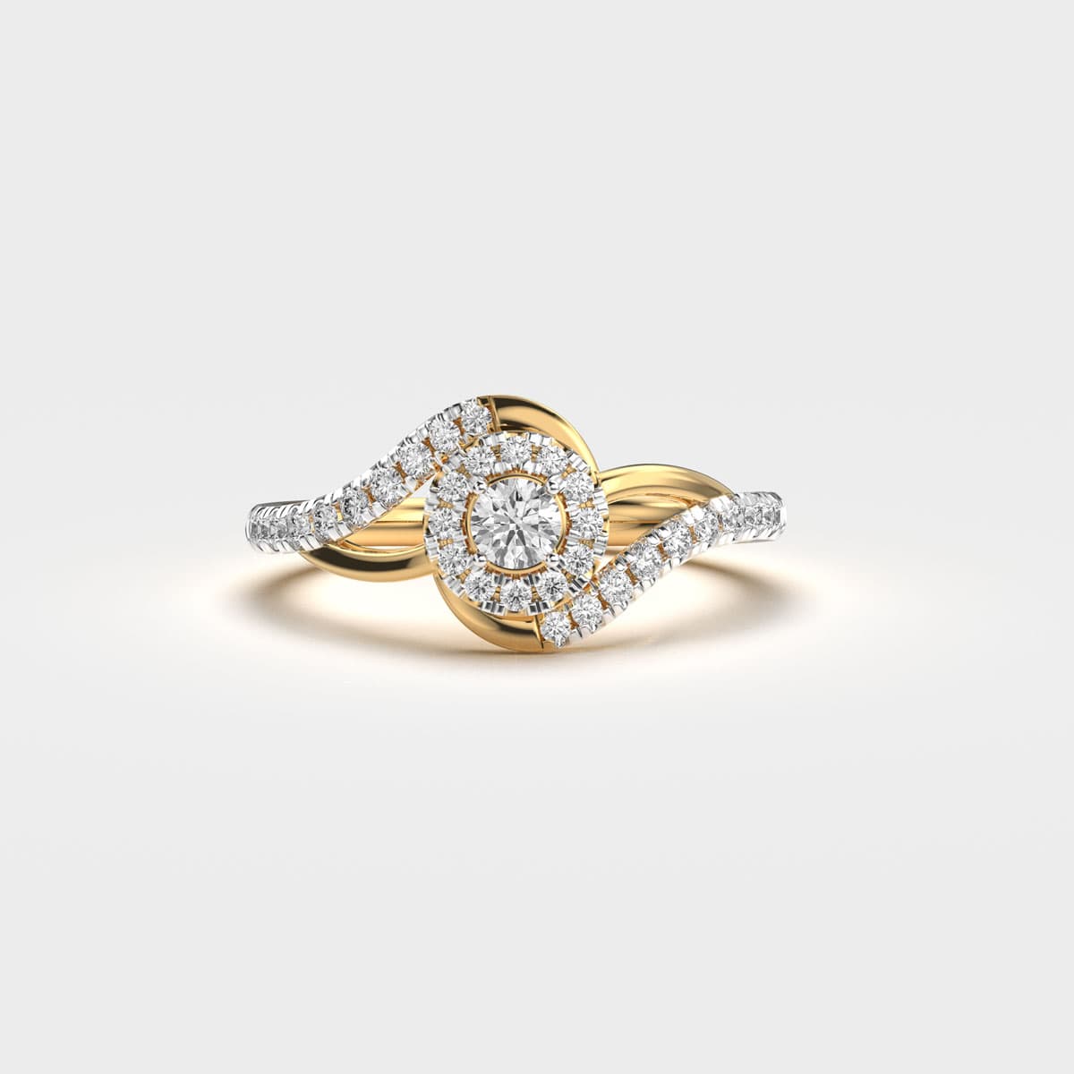Gem Upon Sea Diamond Ring