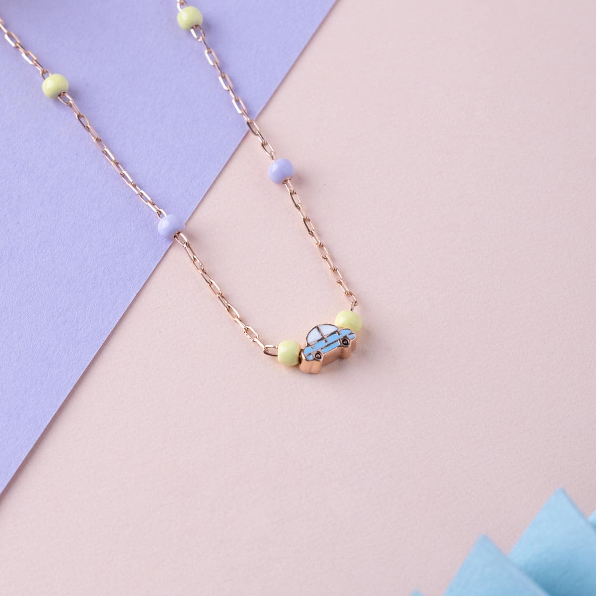 Mini Speedster Blue Car Pendant For Kids