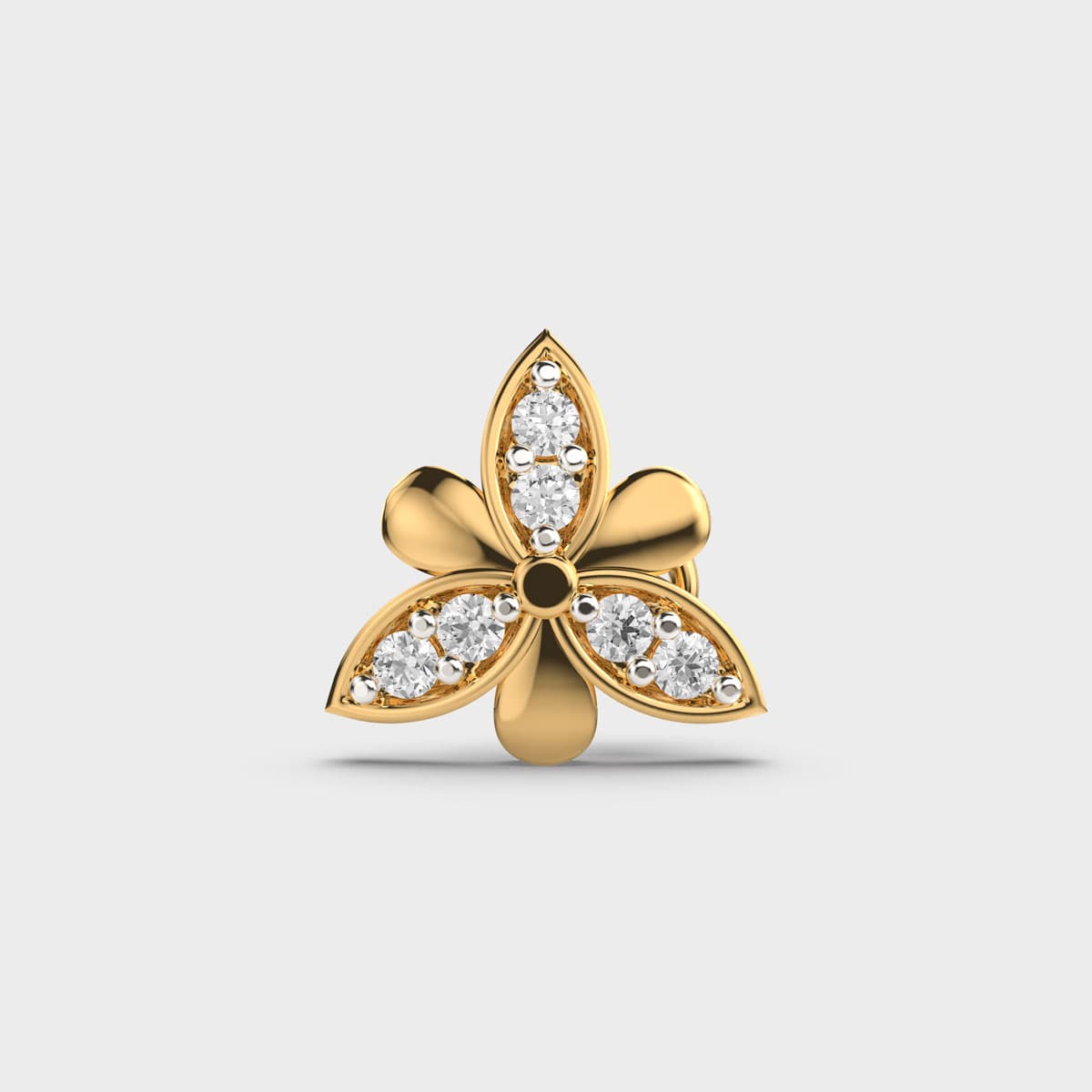Majestic Crystal Glow Diamond Nosepin