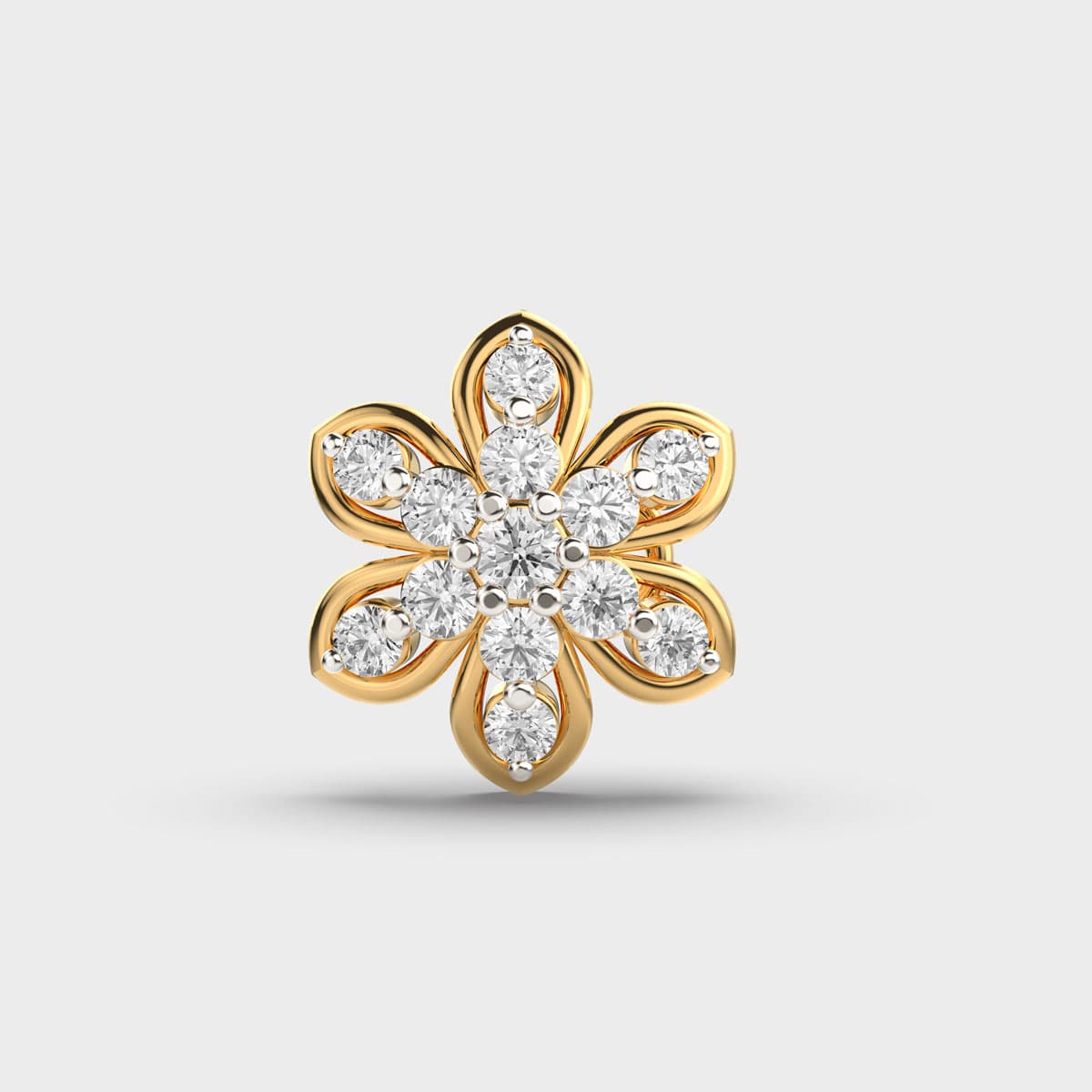 Sublime Sunflower Diamond Nosepin