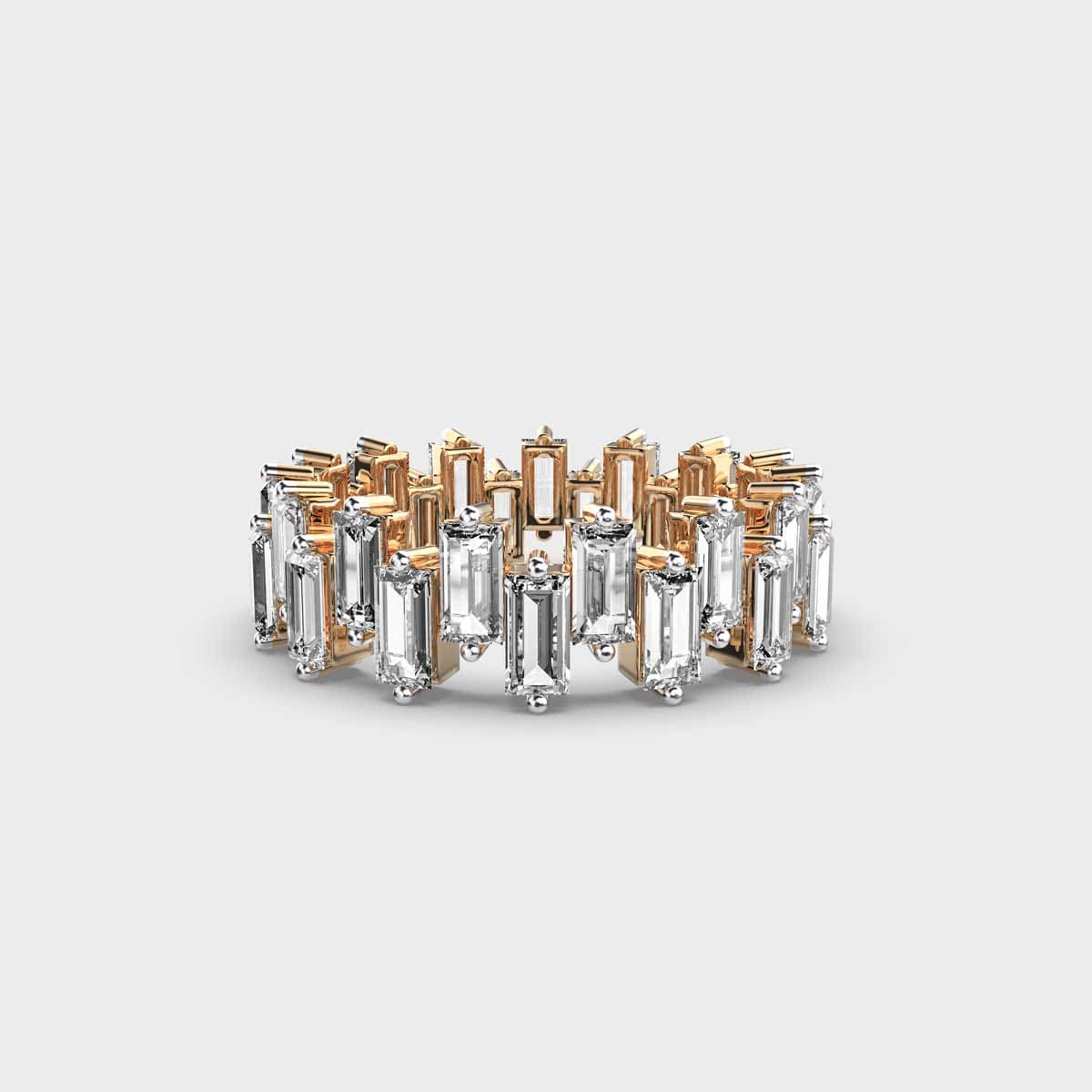 Evershine Eternity Emerald Band Ring