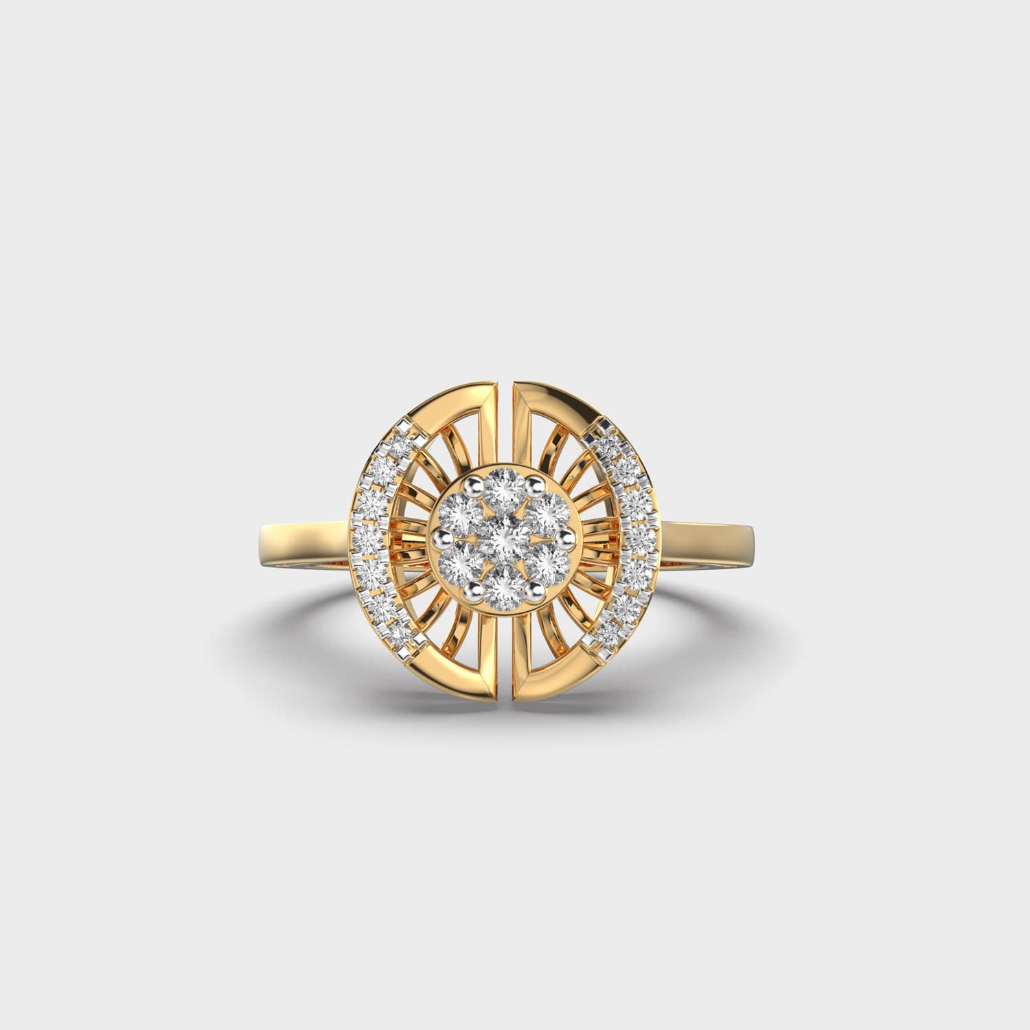 Door To Clouds Diamond Ring