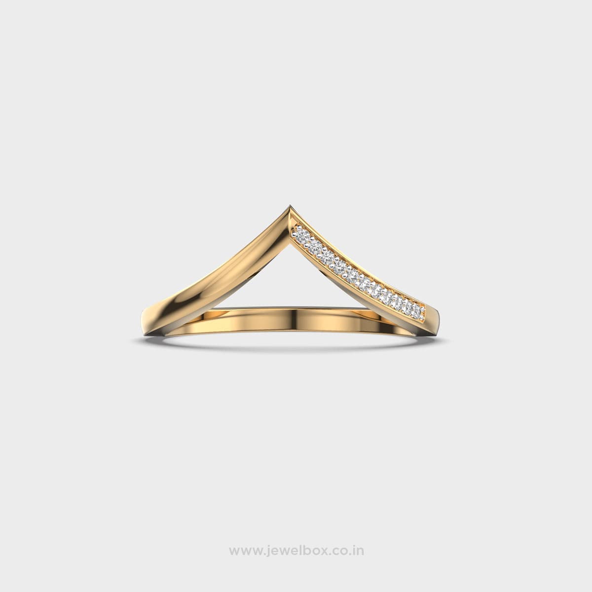 Semi Vanki Diamond Cluster Ring