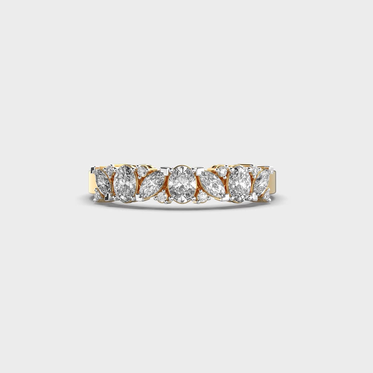 Pretty Vine Stackable Diamond Ring