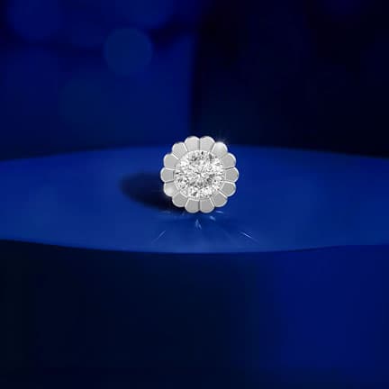 Floral Diamond Pendant