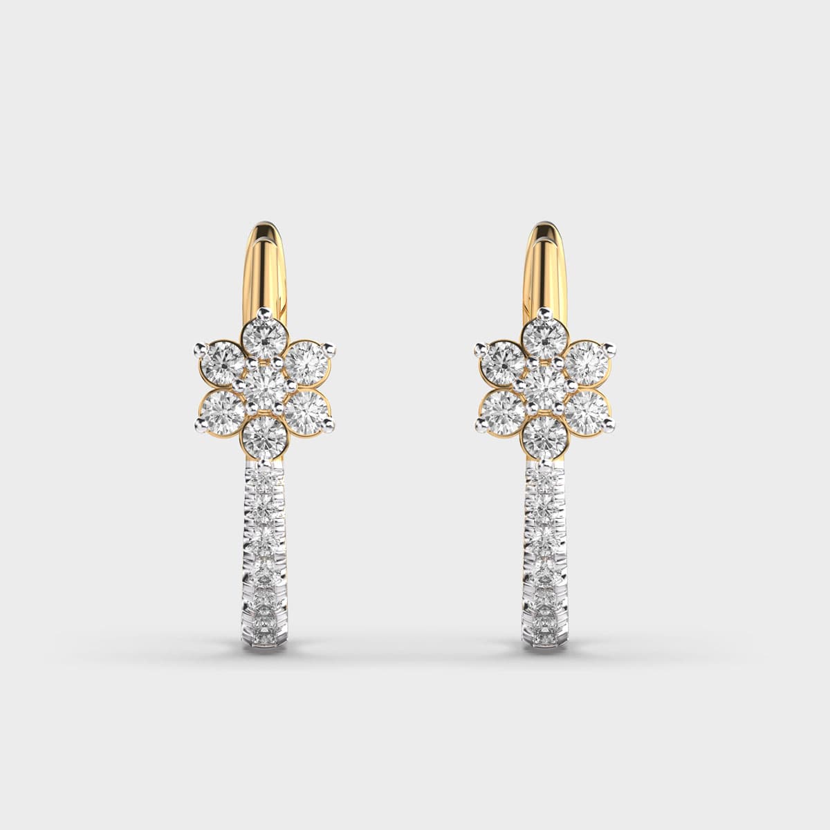 Aster Garden Diamond Earrings