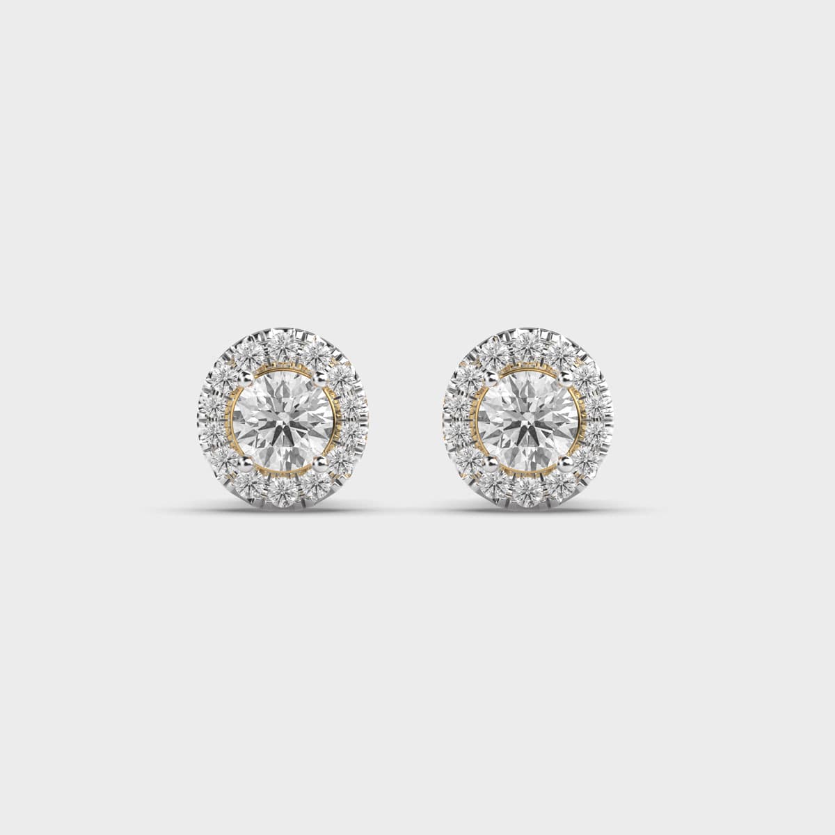 Petunia Dewdrop Diamond Ear Studs