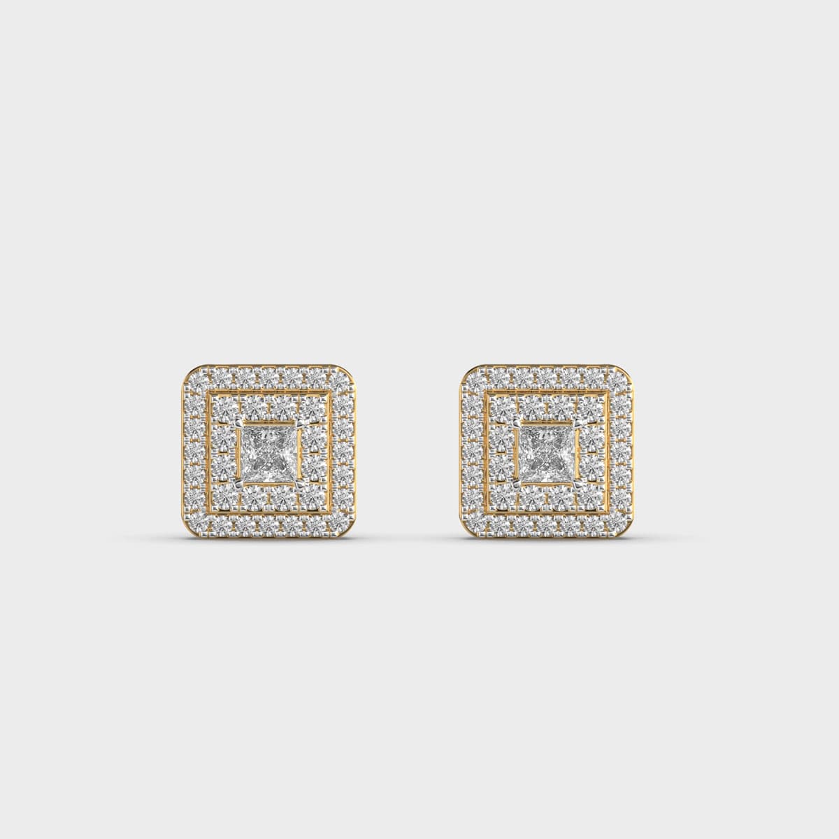 Pierre Louvre Diamond Ear Studs