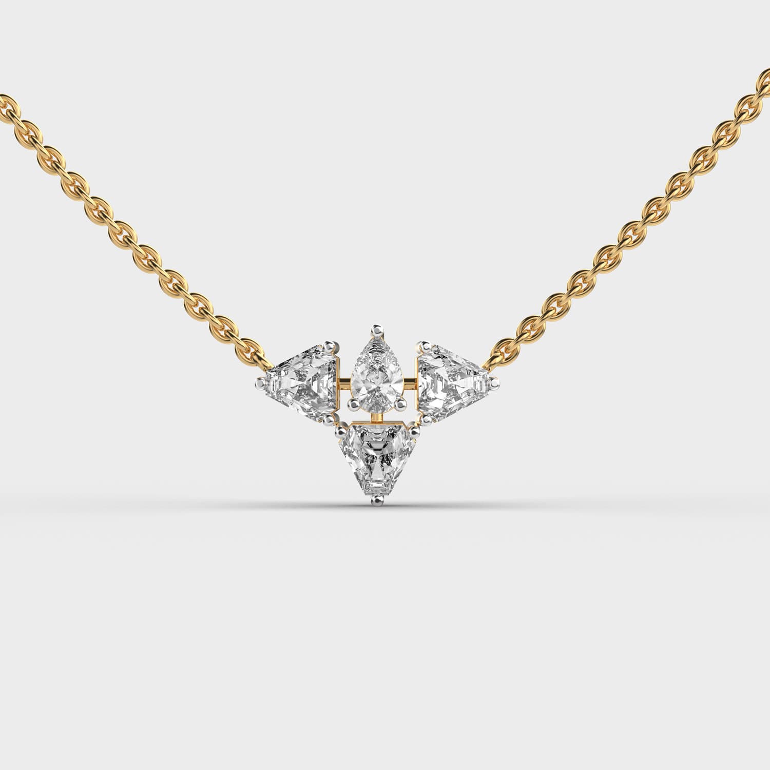 Starlight Pear Diamond Pendant