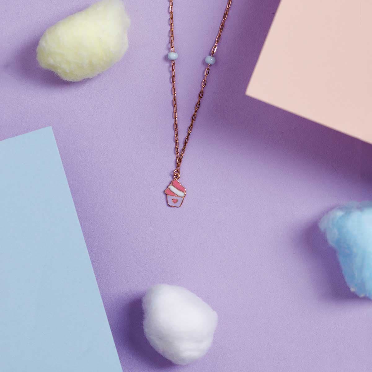 Cupcake Charm Pendant For Kids