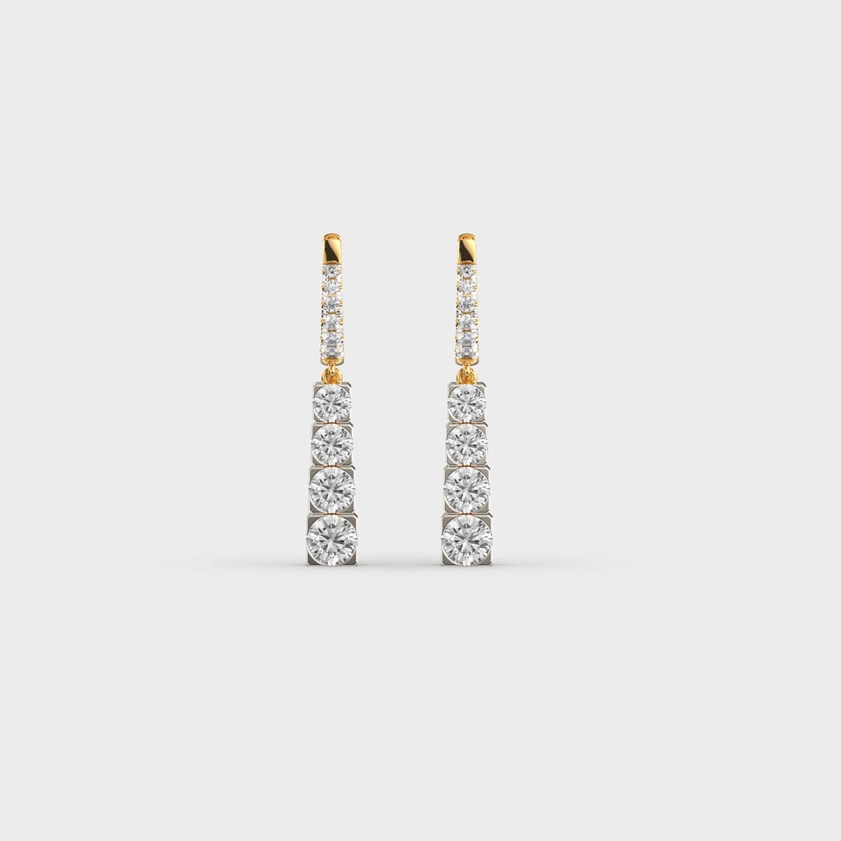 Bespoke Anthea Radiance Diamond Earrings