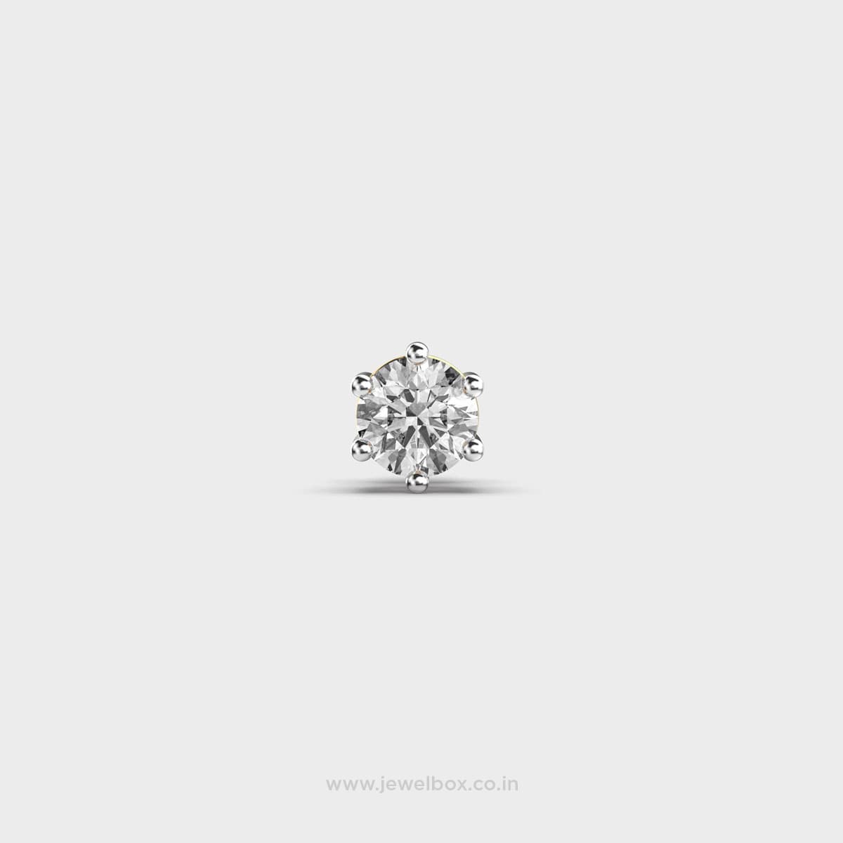 Bright Gladius Orbis Men Round Diamond Stud