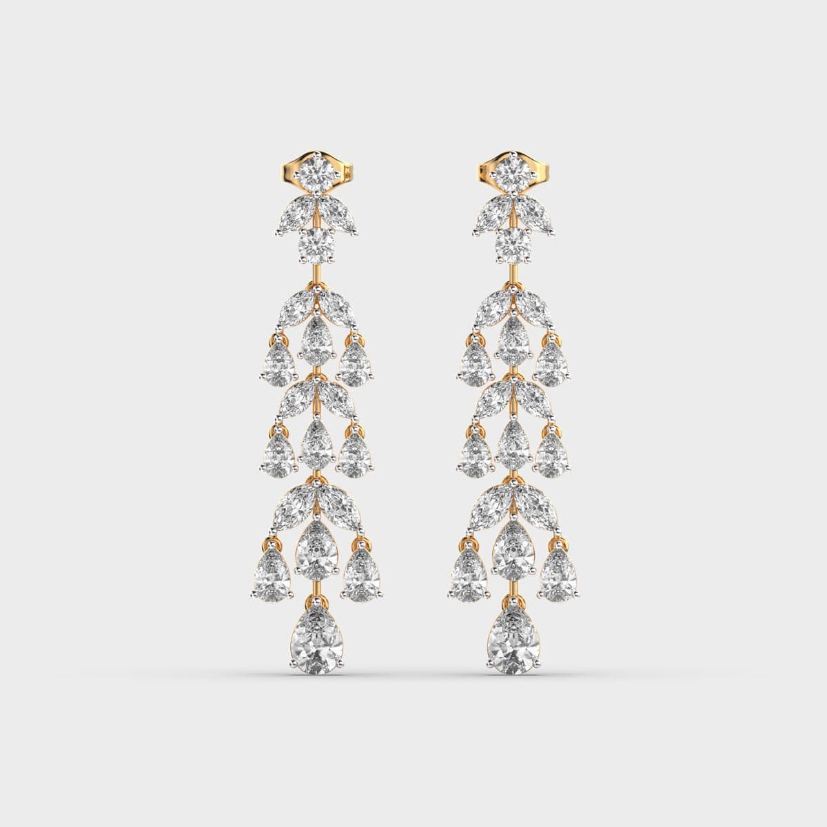 Sophia Love Diamond Drop Dangler Earrings