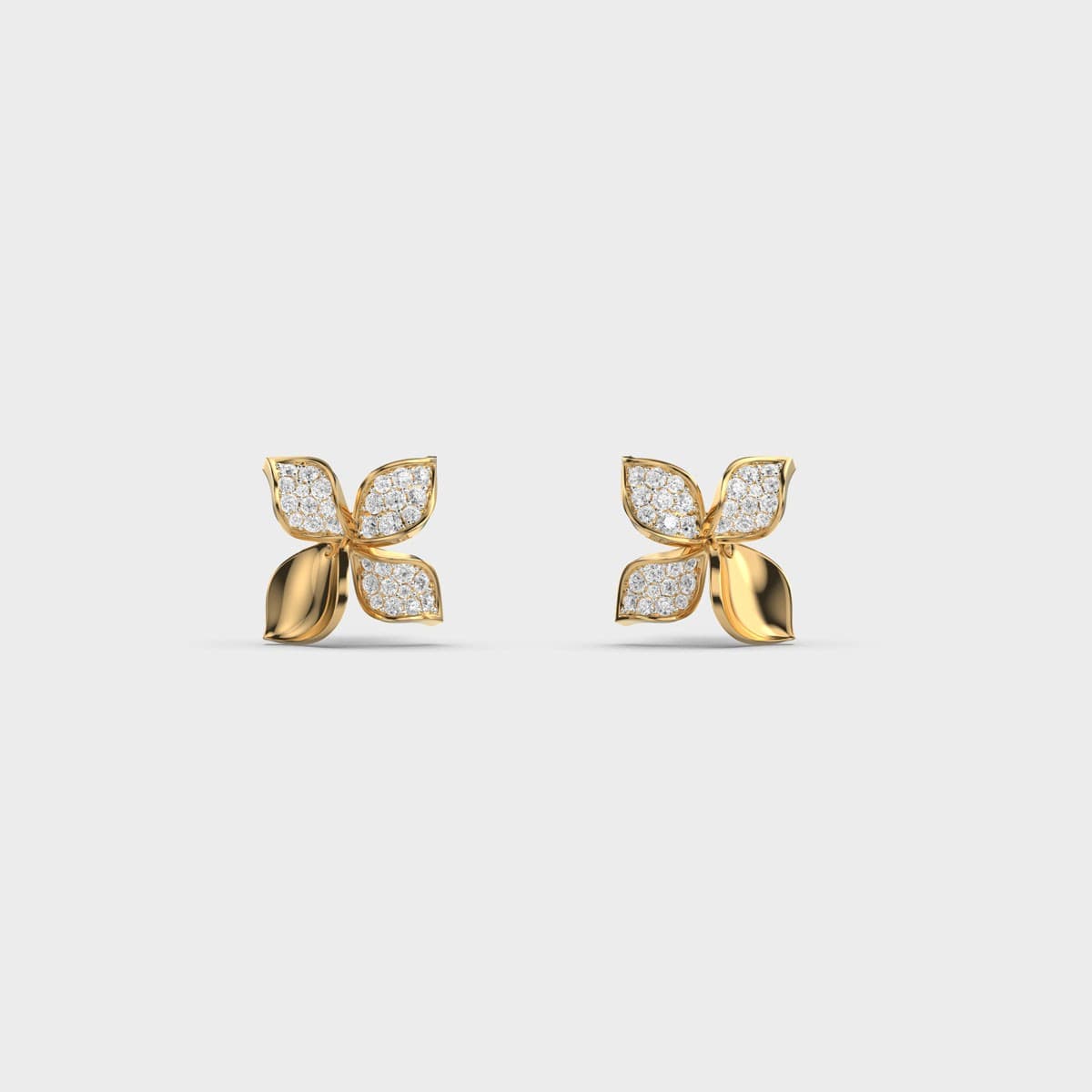 Mini Bloomette Diamond Ear Studs