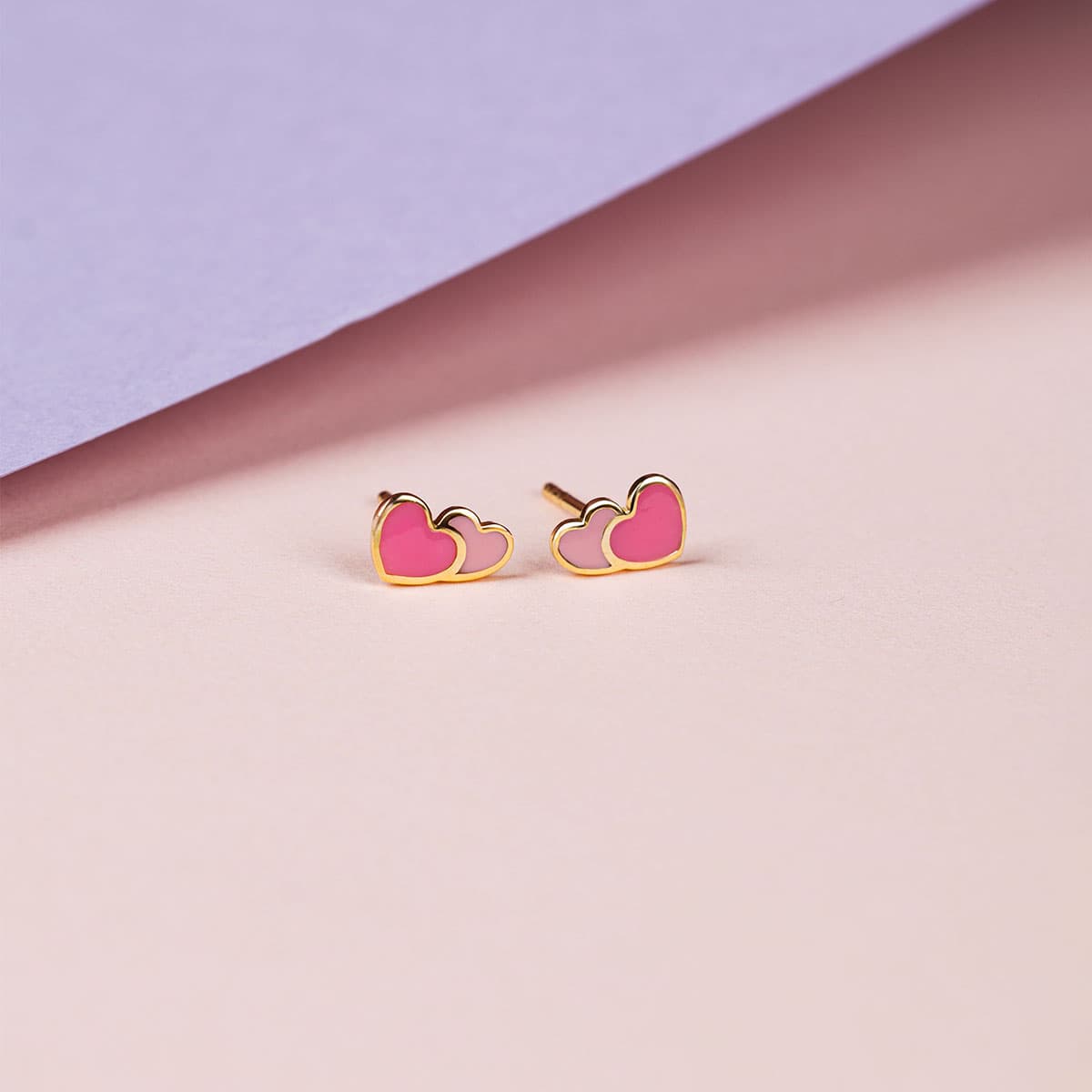 Joint Hearts Ear Studs For Kids