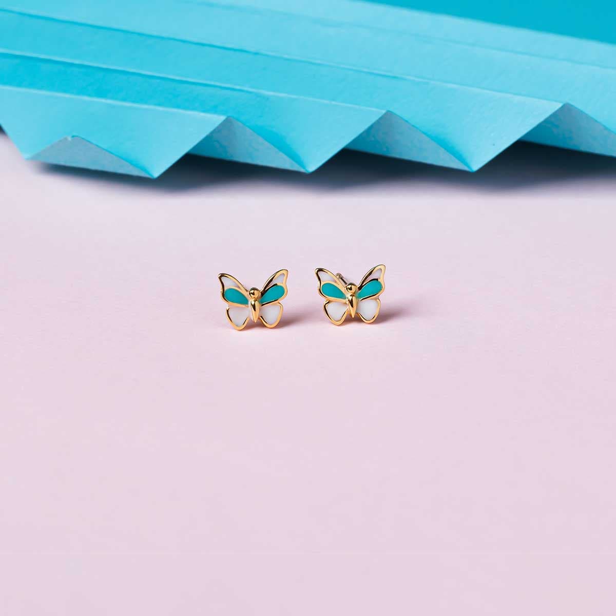 Butterfly Hope Ear Studs For Kids