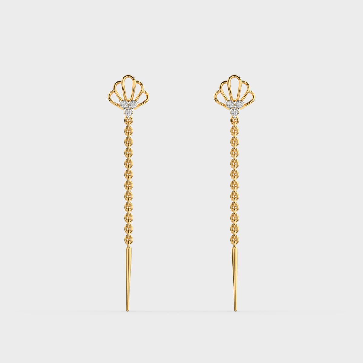 Modern Fashionista Diamond Earrings