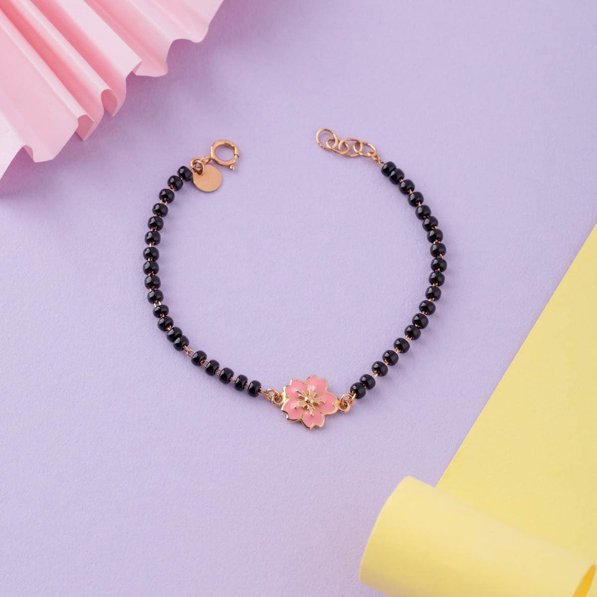 Pink Sakura Nazariya Bracelet For Kids