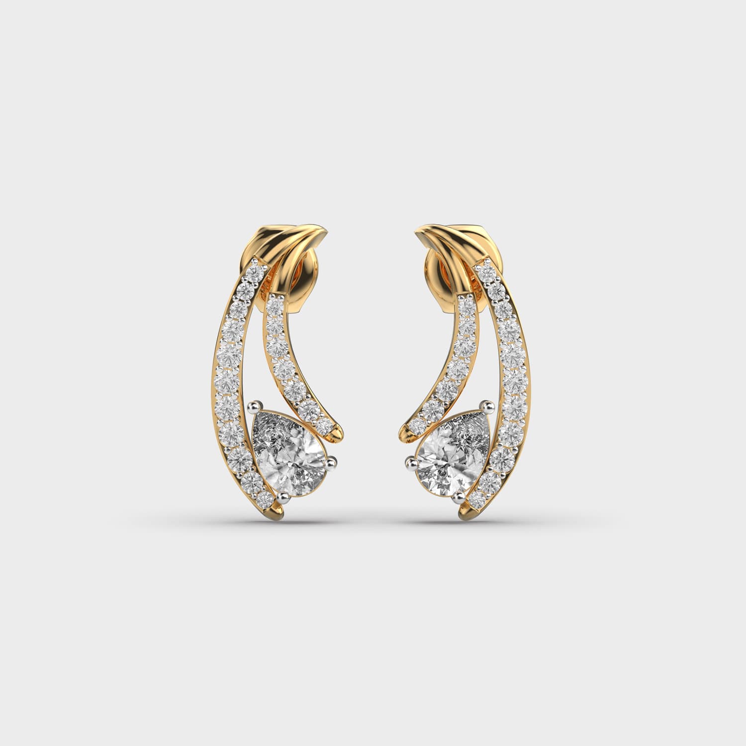 Mysterious Curve Diamond Ring